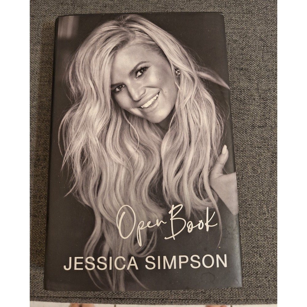 Open Book by Jessica Simpson Hardcover book